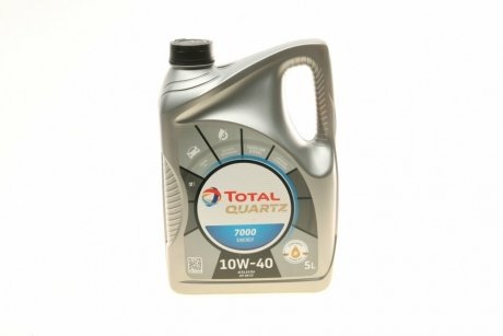 Олива моторна QUARTZ 7000 ENERGY 10W-40 5л TOTAL 216678