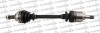 TRAKMOTIVE CITROEN Полуось лев. с ABS L=586mm 25/24 зуб.Berlingo 00-,Xsara 30-0184