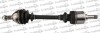 TRAKMOTIVE CITROEN Полуось лев. L=589,5mm 25/24 зуб. Berlingo,Xsara,ZX,Peugeot 305 30-0264