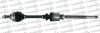 TRAKMOTIVE CITROEN Полуось прав с ABS L=868,5mm 25/24 зуб. Berlingo 1,4-1,6 00- 30-0266
