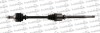 TRAKMOTIVE CITROEN Полуось прав. с ABS L=931mm 27/24 зуб.Jumpy, Fiat Scudo, Peugeot Expert 95- 30-0322