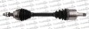 TRAKMOTIVE CITROEN Полуось лев. L=659mm 28/37 зуб Jumpy II 07- 30-0326
