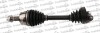 TRAKMOTIVE FIAT Полуось лев. L=480mm 25 зуб. FIORINO 1.3 D 07-, QUBO 1.3 D 08-, LANCIA YPSILON 1.3 D 06-11 30-0373