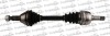 TRAKMOTIVE OPEL Полуось лів. L=605mm 30/27 зуб. SIGNUM (Z03) 1.9 CDTI 04-08, VECTRA C (Z02) 1.9 CDTI 05-08 30-0511