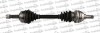 TRAKMOTIVE OPEL Полуось лев. с ABS L=575mm 22/22 зуб. COMBO 1.7 D 94-01, TIGRA 1.4 97-00 30-0525