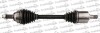 LAND ROVER Полуось левая L=629mm 25/28 зуб. FREELANDER I 2.0 Td4 00-06 Trakmotive 30-1087 (фото 1)
