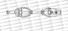 TRAKMOTIVE RENAULT Полуось прав. L=725mm 21/23 зуб. CLIO II 1.2 98-10, CLIO II 1.5 dCi 01-09, KANGOO 1.2 01-, KANGOO 1.9 dTi 00- 30-1114