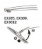 Щетка стеклоочистителя каркасная задняя 300mm (12\&#039;\&#039;) ExactFit Rear Trico EX3012 (фото 4)