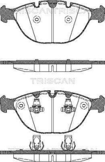 Колодки гальмівні передні TRISCAN 811011011