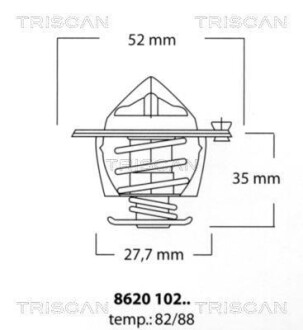 Термостат TRISCAN 8620 10288