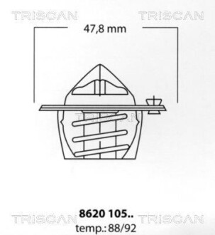 Термостат TRISCAN 8620 10588 (фото 1)