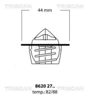 Термостат TRISCAN 8620 2782