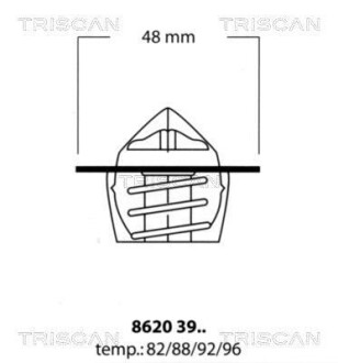 Термостат TRISCAN 8620 3988 (фото 1)