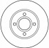 Диск гальмівний (1 шт.) FORD (Europe) Cougar/Mondeo/Mondeo Estate/Wagon/Scorpio TRW DF2622 (фото 2)