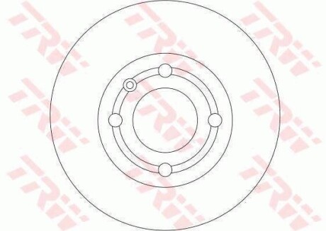 Гальмівний диск TRW DF4062