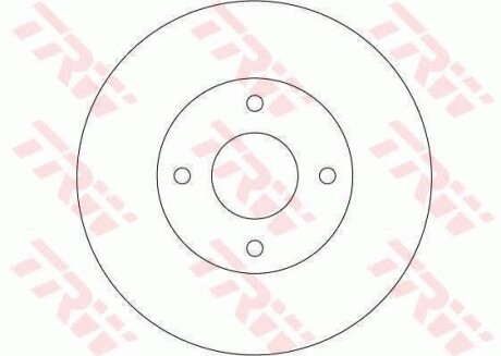 Диск тормозной TRW DF4169