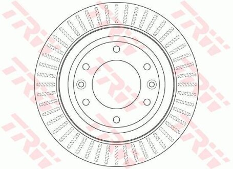 Фото 1 - диск гальмівний задн Лів/Прав HYUNDAI H-1 CARGO, H-1 TRAVEL 2.4/2.5D 02.08- TRW DF6350 Диск гальмівний задн Лів/Прав HYUNDAI H-1 CARGO, H-1 TRAVEL 2.4/2.5D 02.08- TRW DF6350 (фото 1)