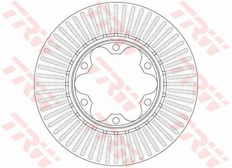 Диск гальмівний TRW DF6481