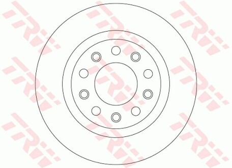 Гальмівний диск TRW DF8070