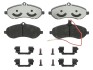 Гальмівні колодки дискові PEUGEOT/CITROEN/FIAT Jampy/Scudo/Expert "F "07>> GDB1719