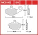 Тормозные колодки MCB662