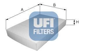 Фiльтр салону UFI 53.069.00