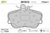 Гальмівні колодки дискові MERCEDES C-Class "1,8-2,8 "F "93-01 Valeo 301013 (фото 1)