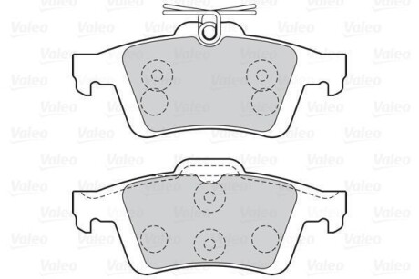 Гальмівні колодки дискові FORD/VOLVO C-Max/Focus/C30/C70/S40/V40/V50 "1,0-2,5 "R "03>> Valeo 301019 (фото 1)