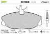 Гальмівні колодки дискові CITROEN/PEUGEOT Xsara/ZX/406/306 "1,9-3,0 "F "96-05 301069