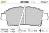 Гальмівні колодки дискові TOYOTA Yaris "1,0-1,4 "F "99-05 301606