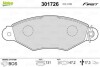 Гальмівні колодки дискові CITROEN/NISSAN/PEUGEOT/RENAULT Xsara/Kubistar/Kangoo "1,2-1,9 "F "93>> 301726