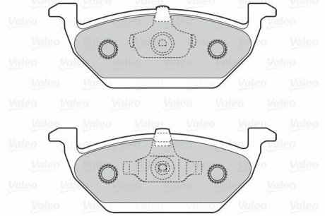Гальмівні колодки дискові VAG A1/Fabia/Rapid/Roomster/Bora/Golf/Jetta/Polo/Up &quot;1,0-2,0 &quot;F &quot;98&gt;&gt; Valeo 302029 (фото 1)