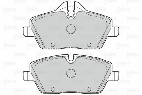 Гальмівні колодки дискові BMW 1(E81,82,87,88)/2(F45)/3(E90)/Cooper/One &quot;1,2-3,0 &quot;F &quot;03&gt;&gt; Valeo 302049 (фото 1)