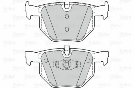 Гальмівні колодки дискові BMW 3(E90,91,92,93)/X1(E84) "2,0-3,0 "R "04-15 Valeo 302075