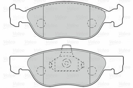 Гальмівні колодки дискові FIAT Punto/Punto Van "1,3-1,9 "F "99-09 Valeo 302104