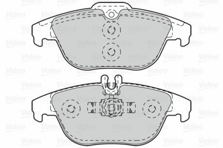 Гальмівні колодки дискові MERCEDES C-Class/E-Class/GLK "1,6-5,5 "R "07>> Valeo 302121 (фото 1)