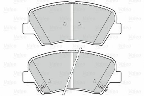 Гальмівні колодки First HYUNDAI/KIA I30/Ceed "F "11>> Valeo 302139 (фото 1)