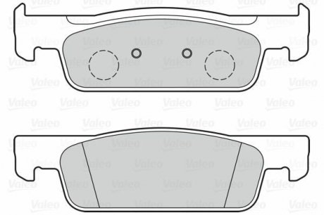Гальмівні колодки дискові DACIA/RENAULT/SMART Logan/Sandero/Clio/Twingo/Fortwo/Forour &quot;F &quot;12&gt;&gt; Valeo 302150 (фото 1)