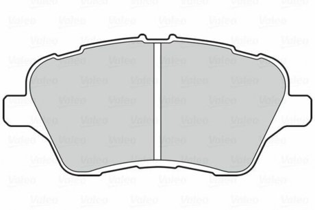 Гальмівні колодки дискові FORD B-Max/Fiesta/TourneoCourier/TransitCourier "1,0-1,6 "F "08>> Valeo 302153