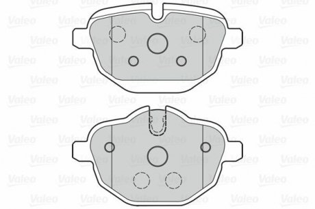 Гальмівні колодки дискові BMW 5/7/i8/X3/X4/Z4 "1,5-3,0 "R "08>> Valeo 302159 (фото 1)