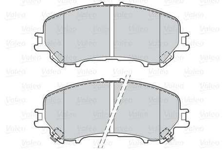 Гальмівні колодки First NISSAN/RENAULT Qashqai/Kadjar "F "13>> Valeo ="302164" (фото 1)