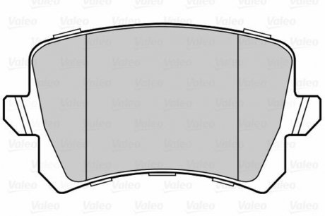 Гальмівні колодки дискові VAG A6/Q3/Passat/Sharan/Tiguan &quot;1,4-3,6 &quot;R &quot;05-18 Valeo 302258 (фото 1)