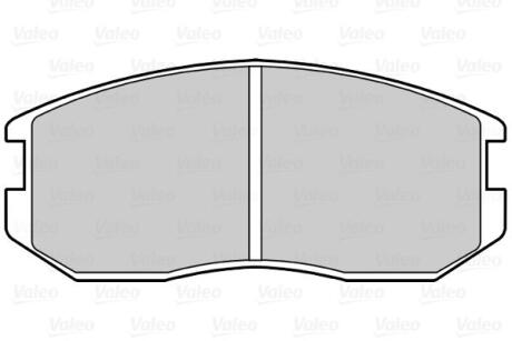 Гальмівні колодки First DAIHATSU/MITSUBISHI Terios/Lancer &quot;F &quot;85&gt;&gt; Valeo ="302289" (фото 1)