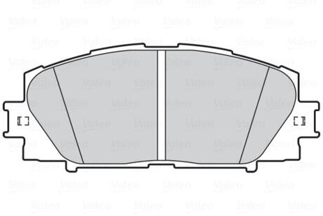 Гальмівні колодки First TOYOTA/Lexus/Prius "F"09>> Valeo ="302334" (фото 1)