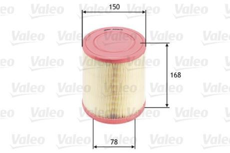 Фільтр повітряний AUDI A6 &quot;2,0 &quot;04-11 Valeo ="585676" (фото 1)