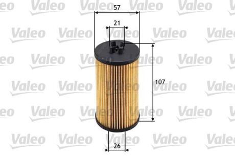 Фільтр масляний ALFA ROMEO/CHEVROLET/FIAT/OPEL 159/Aveo/Croma/Astra "1,0-1,8 "98>> Valeo ="586531" (фото 1)