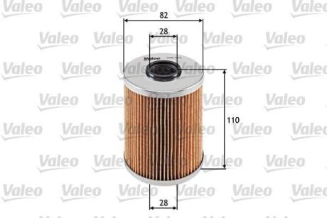 Фільтр масляний ALPINA/BMW B10/3 &quot;2,0-3,2 &quot;90-08 Valeo ="586535" (фото 1)