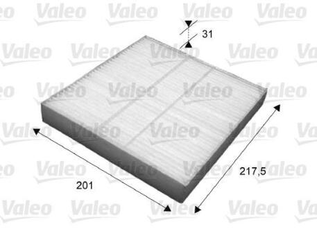 Фільтр салону CITROEN/INFINITI/NISSAN/PEUGEOT C4/FX/X-Trail/4008 "1,5-5,0 "01>> Valeo ="715631" (фото 1)