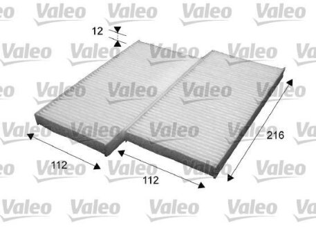 Фільтр салону HYUNDAI/KIA Tucson/Sportage &quot;2,0-3,3 &quot;02-11 Valeo ="715639" (фото 1)