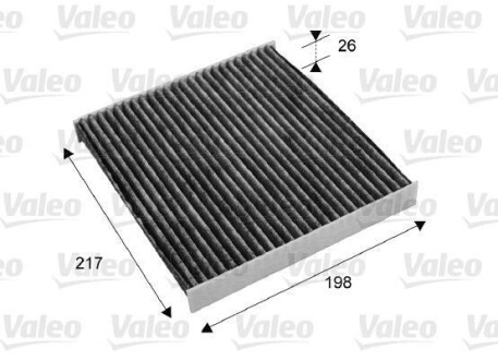Фільтр салону MAZDA 6/Cx-7 &quot;1,8-2,3 &quot;02-13 Valeo 715679 (фото 1)